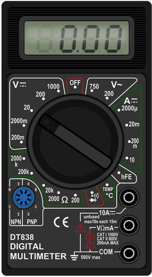 Multimeter Symbols