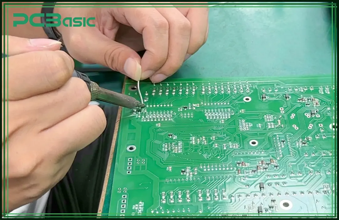 through hole pcb assembly hand soldering