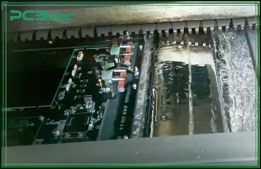 through hole pcb assembly wave soldering