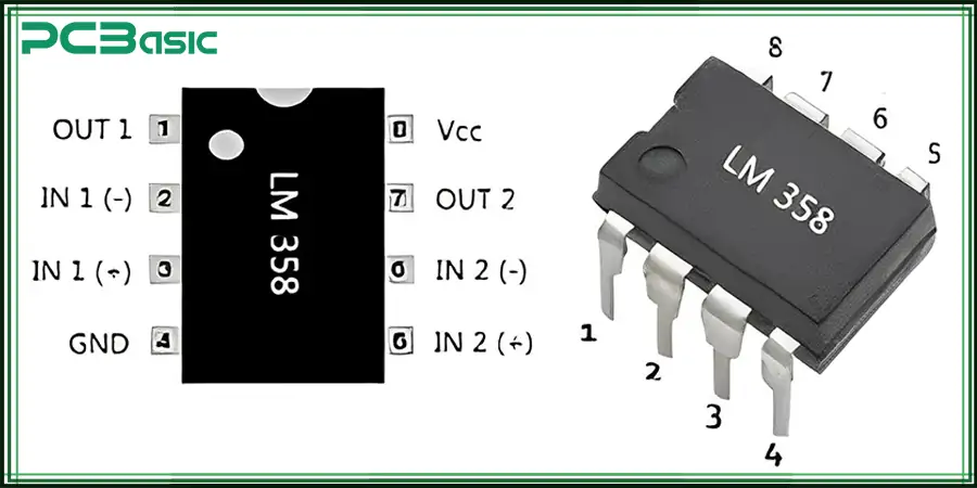 LM358 pinout