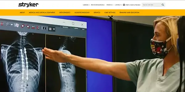 medical devices manufacturing company - Stryker Corporation