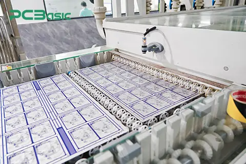 PCB manufacturing - etching