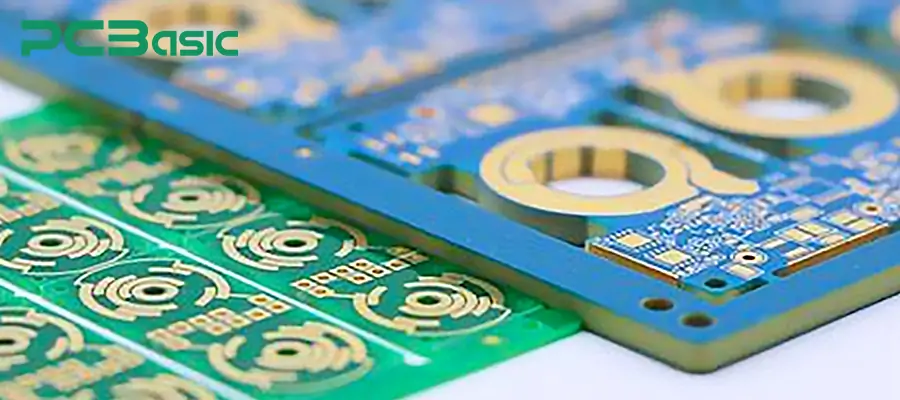 Blue vs. Green circuit board