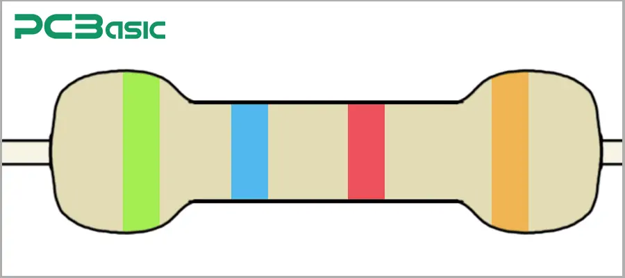 4 Band 5.6K Resistor Color Code