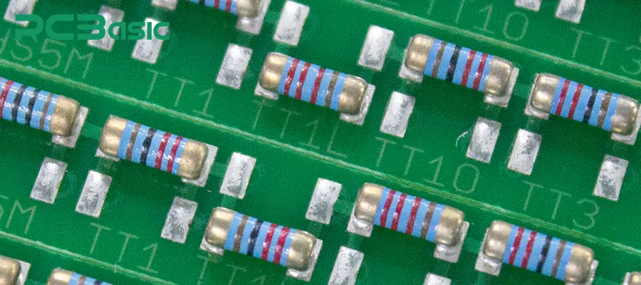 2.2k resistors on PCB