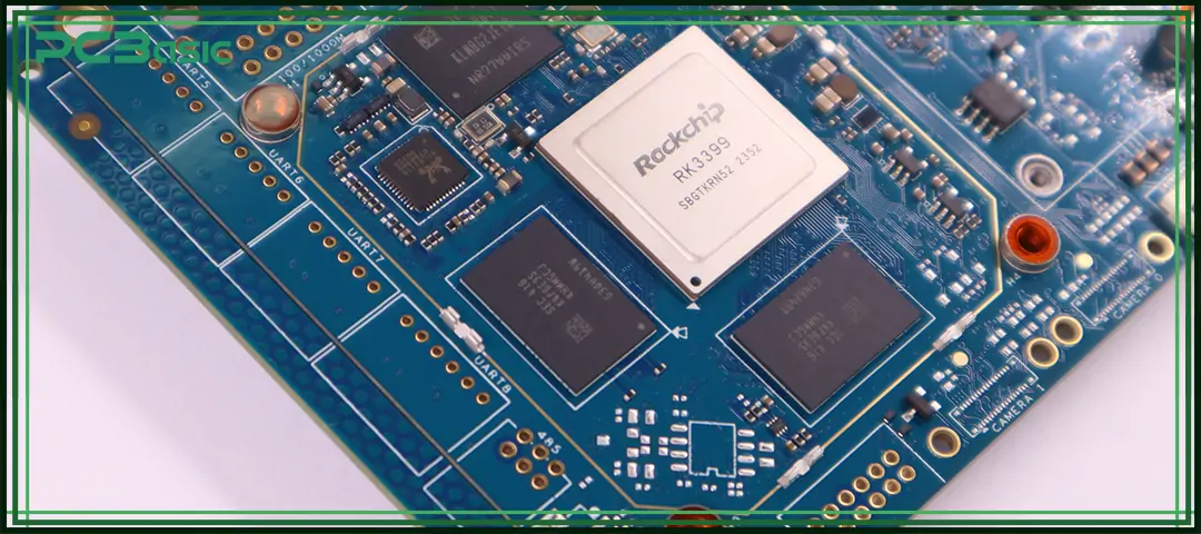 a bga chip assembled