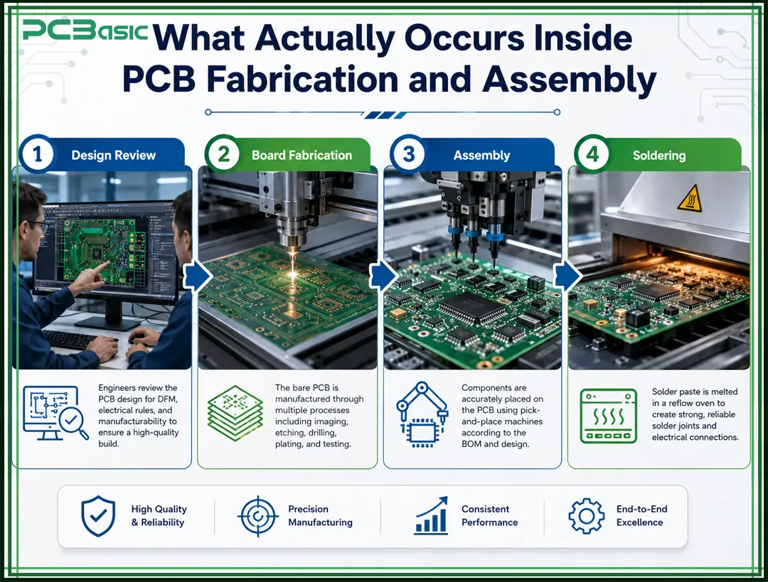 PCB fabrication and assembly