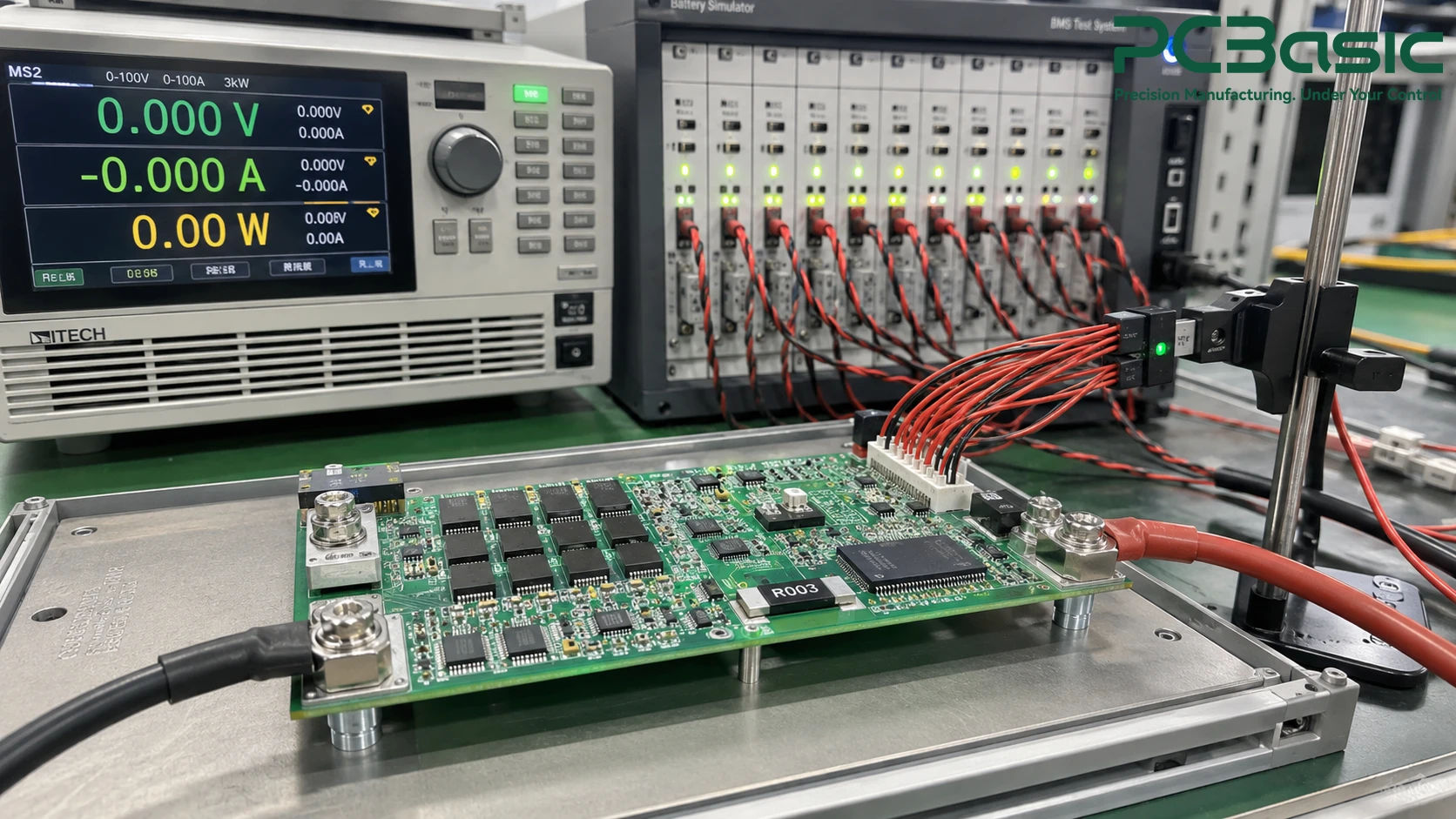 Functional testing of a BMS PCBA Functional testing of a BMS PCBA