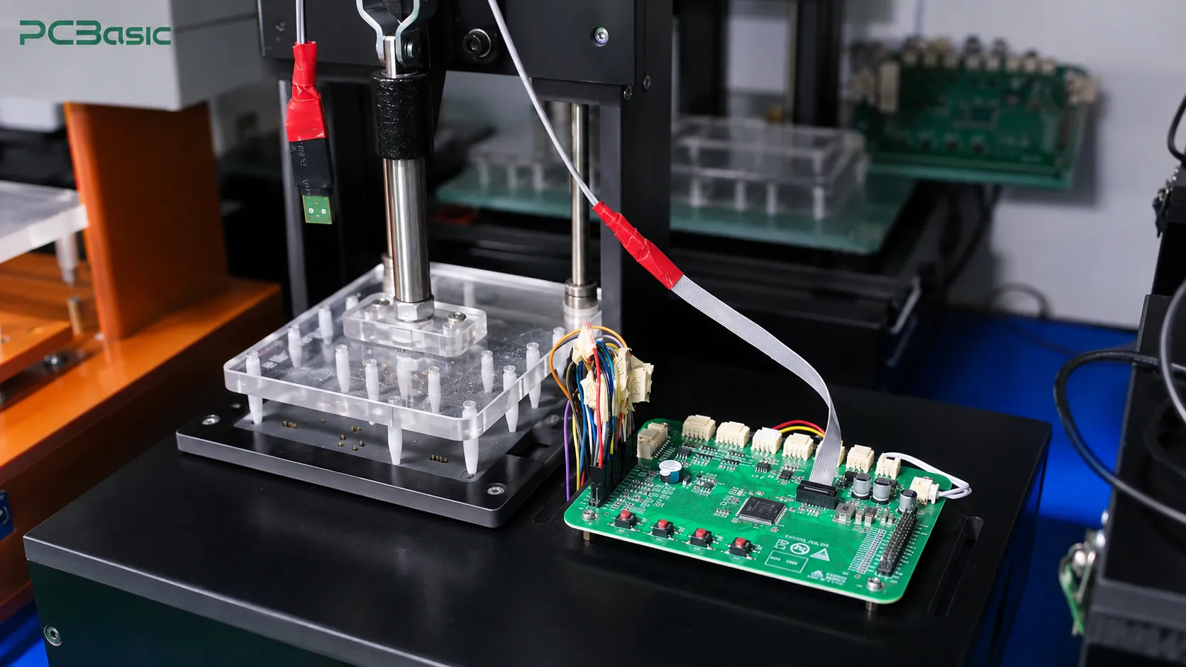 Sensor PCB assembly functional testing