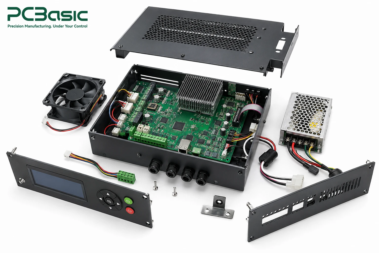 PCB box build assembly components PCB box build assembly components