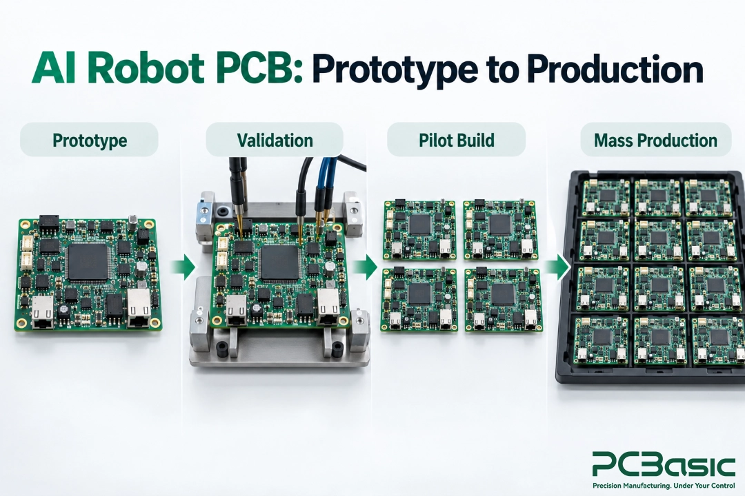 AI robot PCB prototype to production AI robot PCB prototype to production