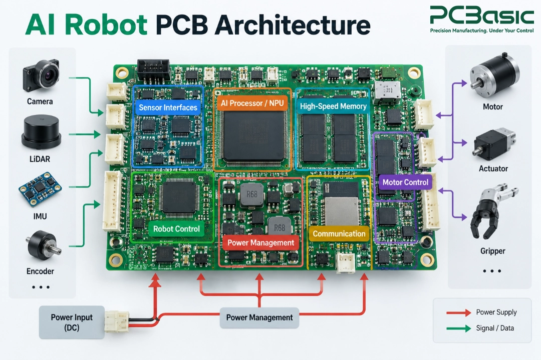 AI robot PCB architecture AI robot PCB architecture