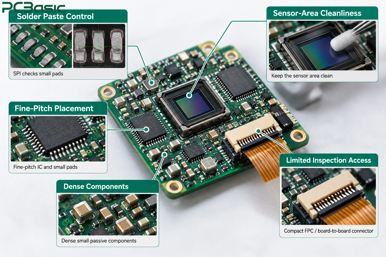 High-density camera PCB assembly challenges High-density camera PCB assembly challenges