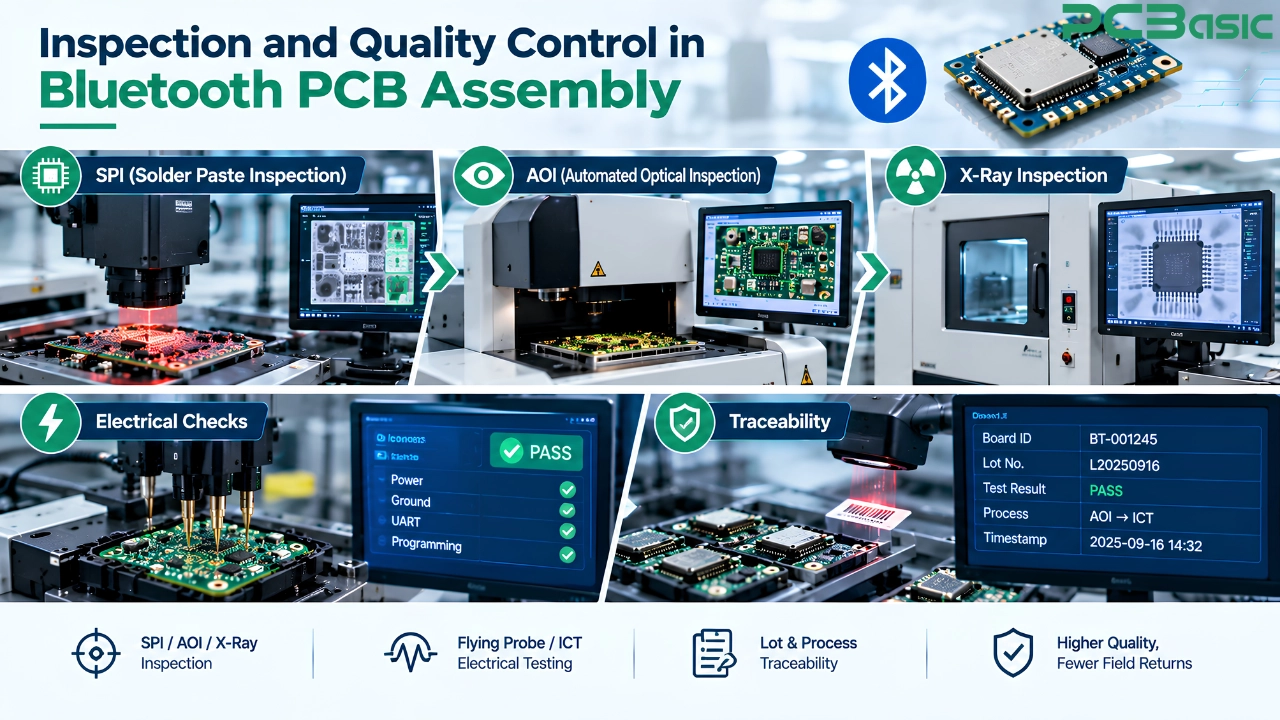 Bluetooth PCB assembly inspection and quality control processes Bluetooth PCB assembly inspection and quality control processes
