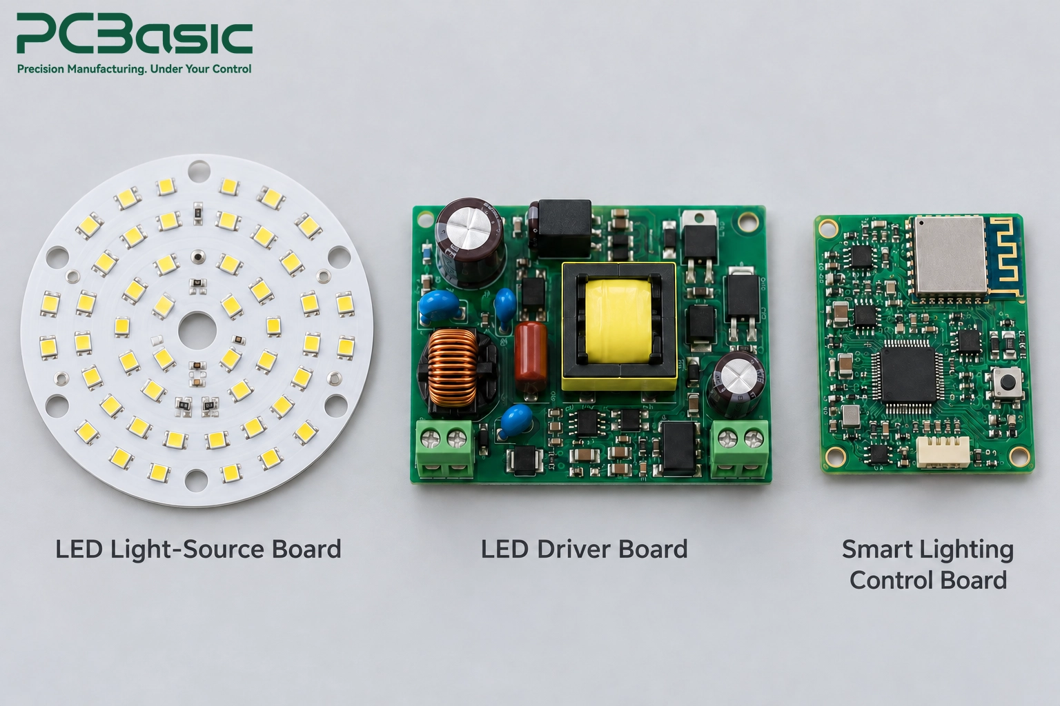 Smart lighting PCB types