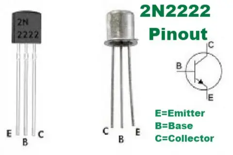 2N2222 Transistor Pinout