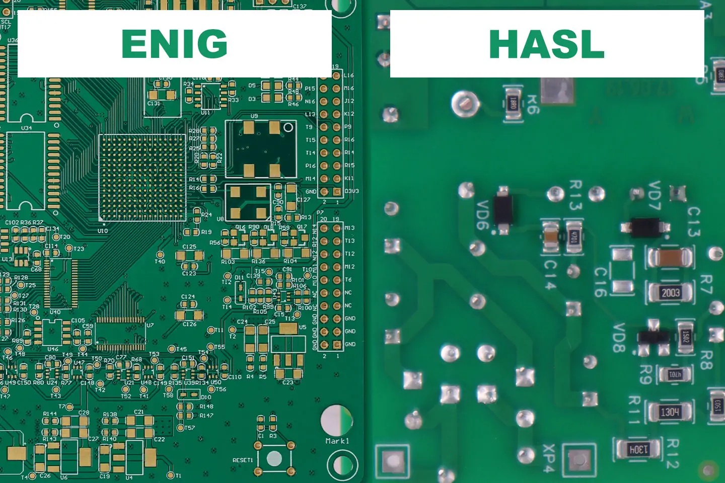 HASL vs. ENIG: How to Select the Right PCB Surface Finish