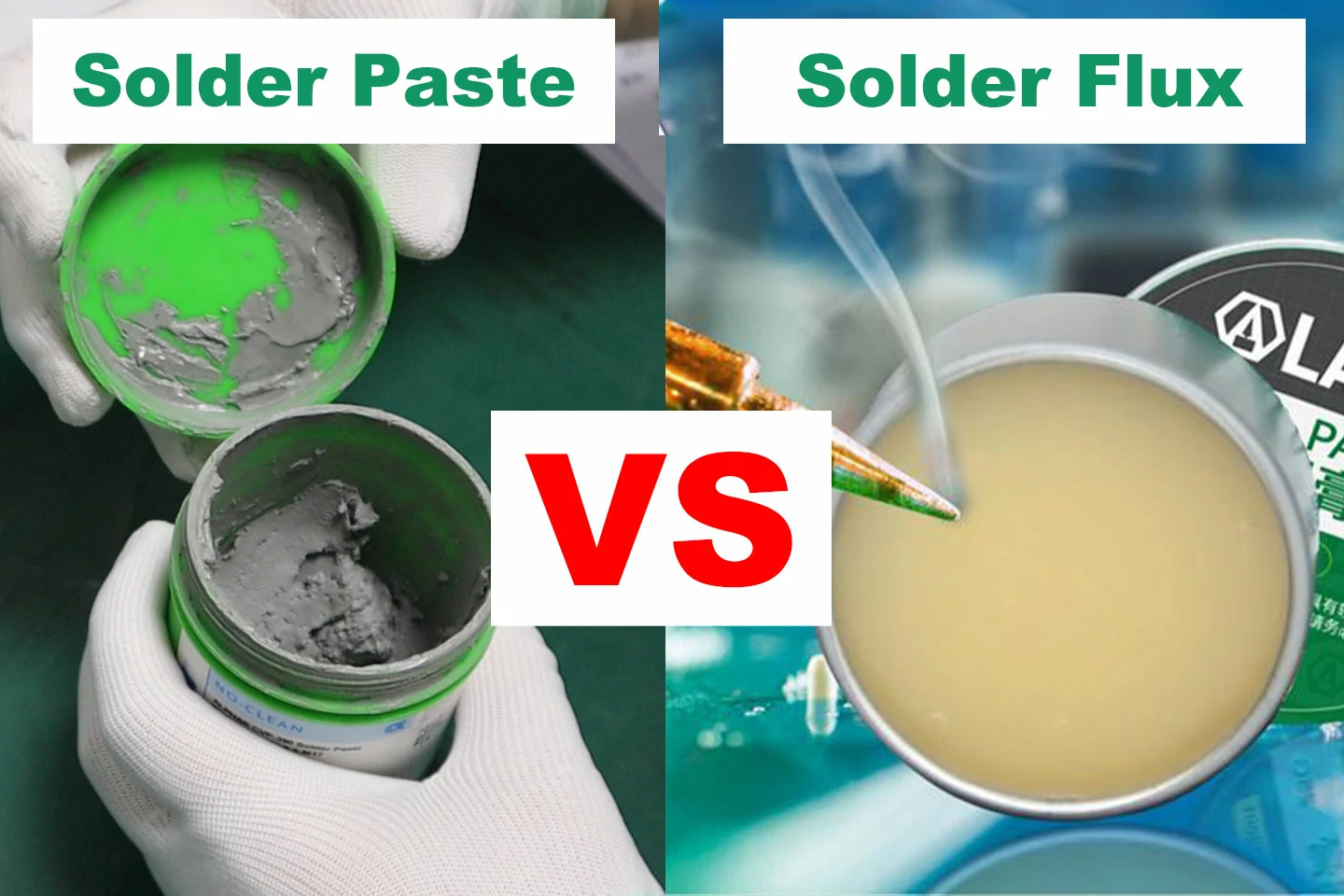 Solder Paste vs Solder Flux: Understanding Them Comprehensively