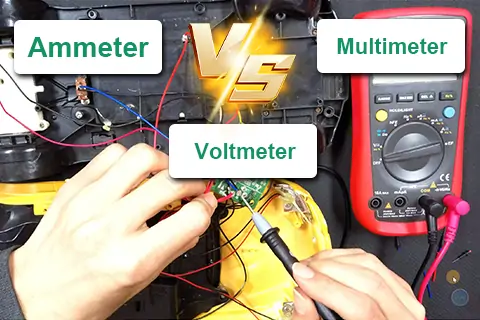 Ammeter vs Voltmeter vs Multimeter