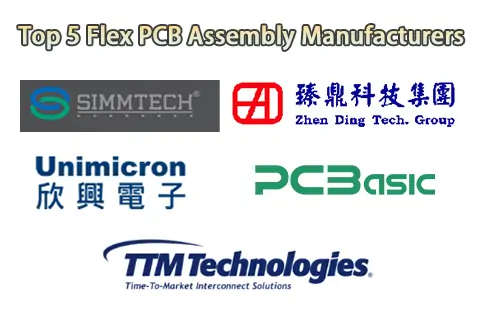 Top 5 Leading Flex PCB Assembly Manufacturers