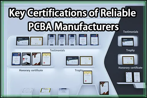 Key Certifications of Reliable PCBA Manufacturers