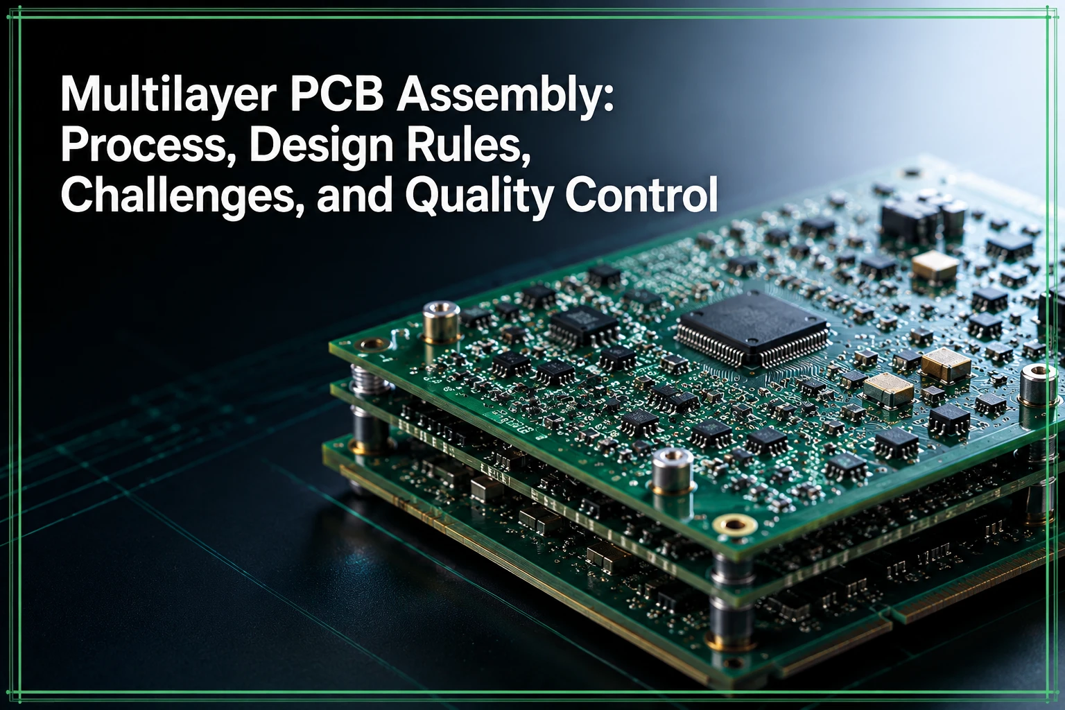 Multilayer PCB Assembly: Process, Design Rules, Challenges, and Quality Control