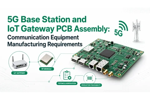 5G Base Station and IoT Gateway PCB Assembly: Communication Equipment Manufacturing Requirements