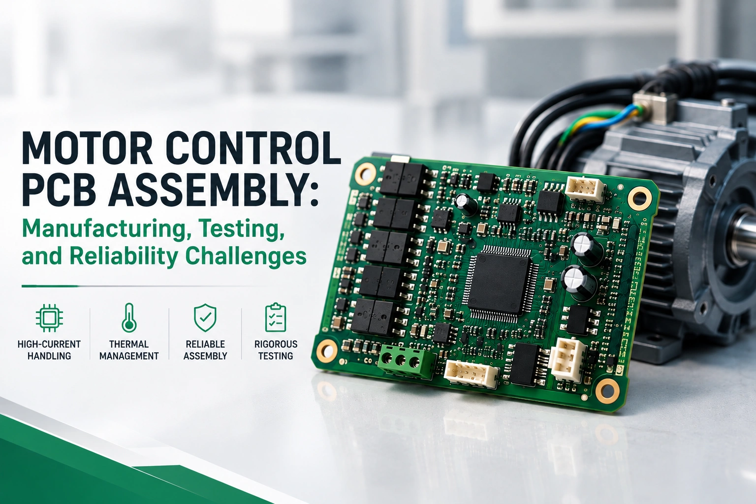 Motor Control PCB Assembly: Manufacturing, Testing, and Reliability Challenges
