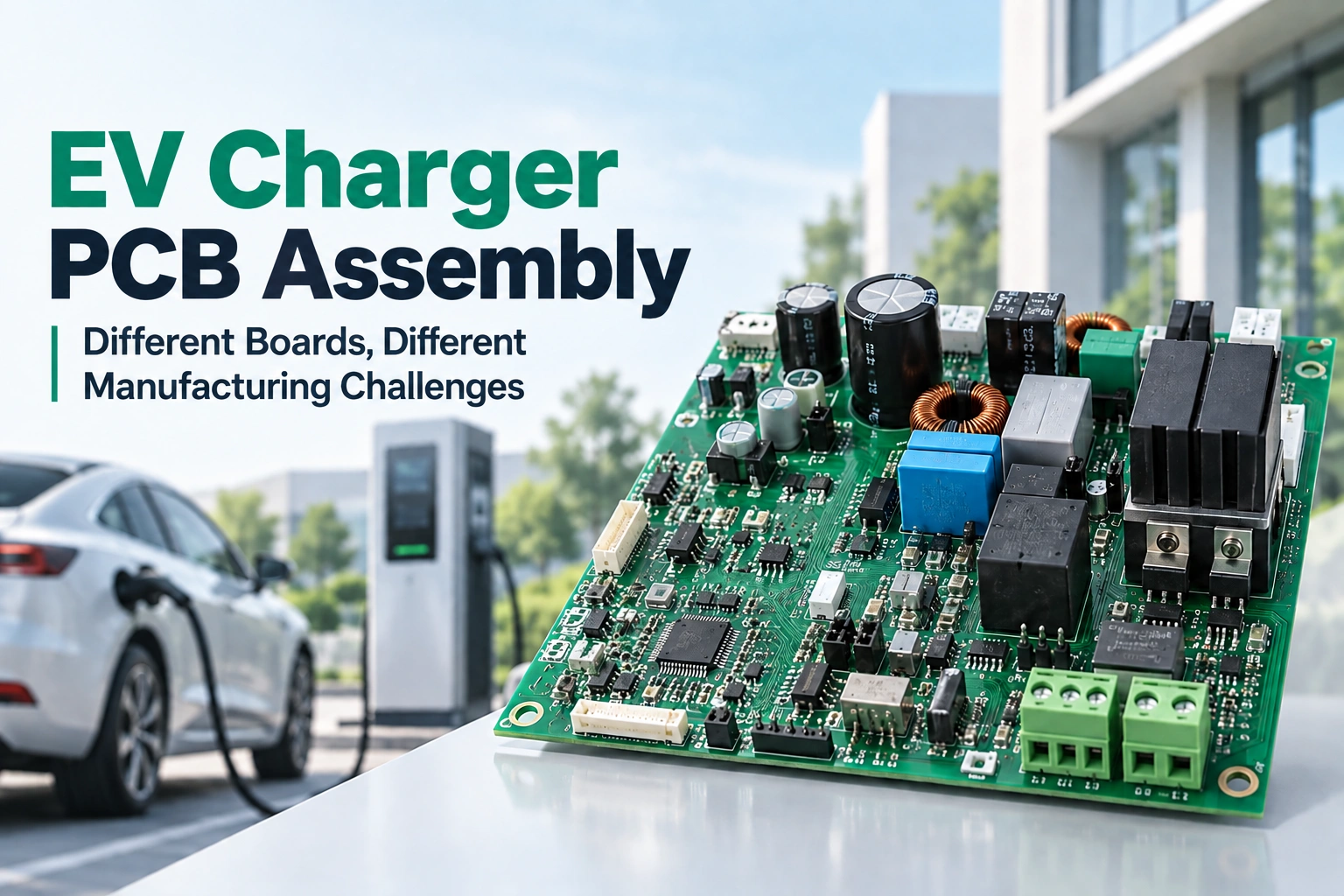 EV Charger PCB Assembly: Different Boards, Different Manufacturing Challenges