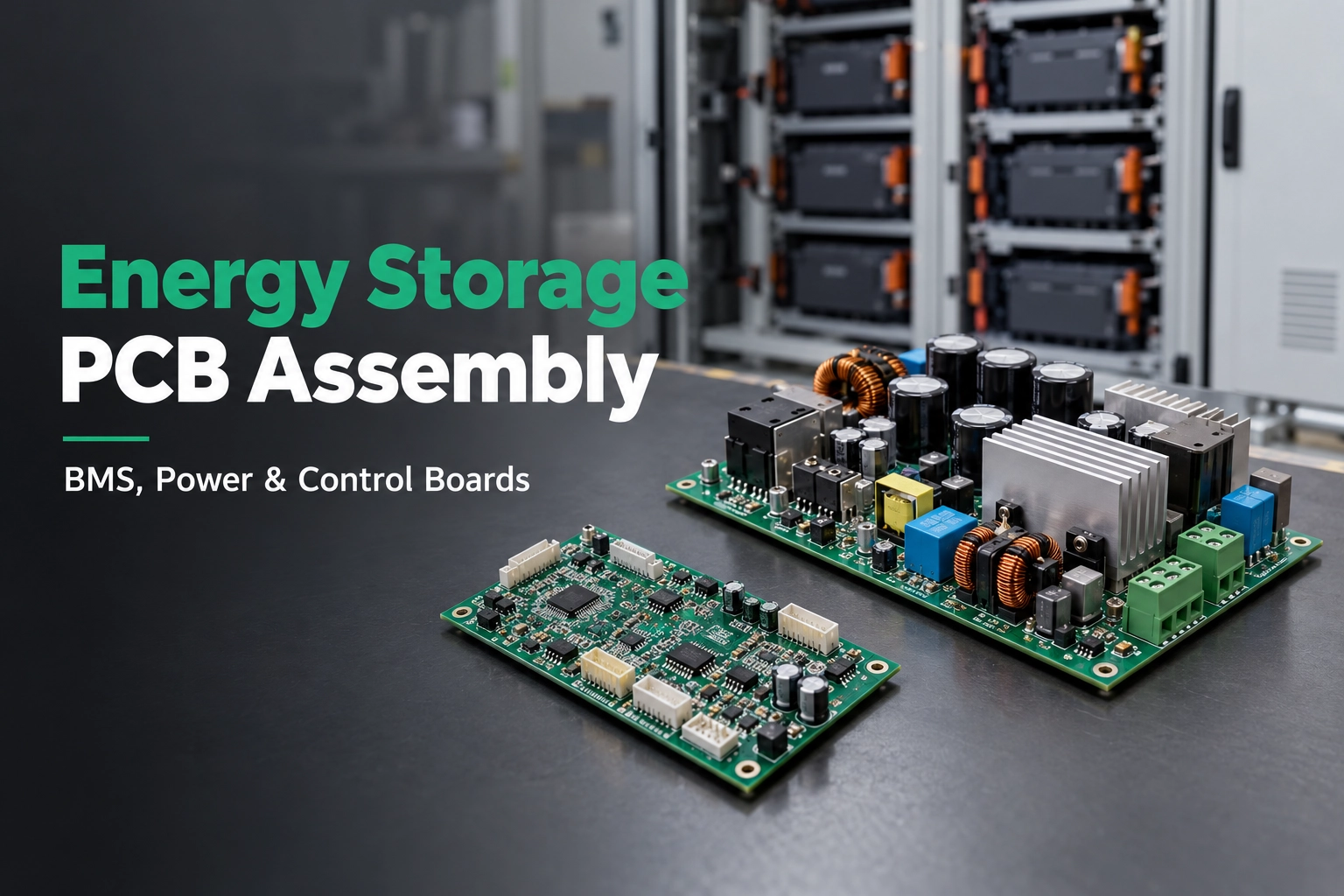 Energy Storage PCB Assembly: Building BMS, Power, and Control Boards